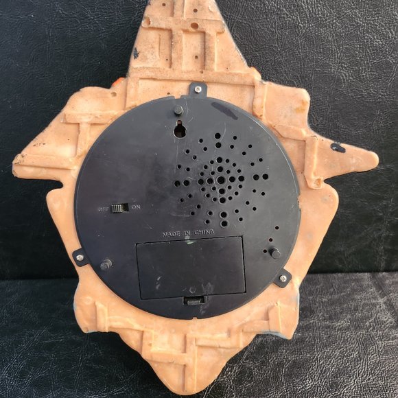 Vintage Telco Cackling Witch Door Plaque With Red Flashing Eyes Motion Activated - Picture 9 of 9